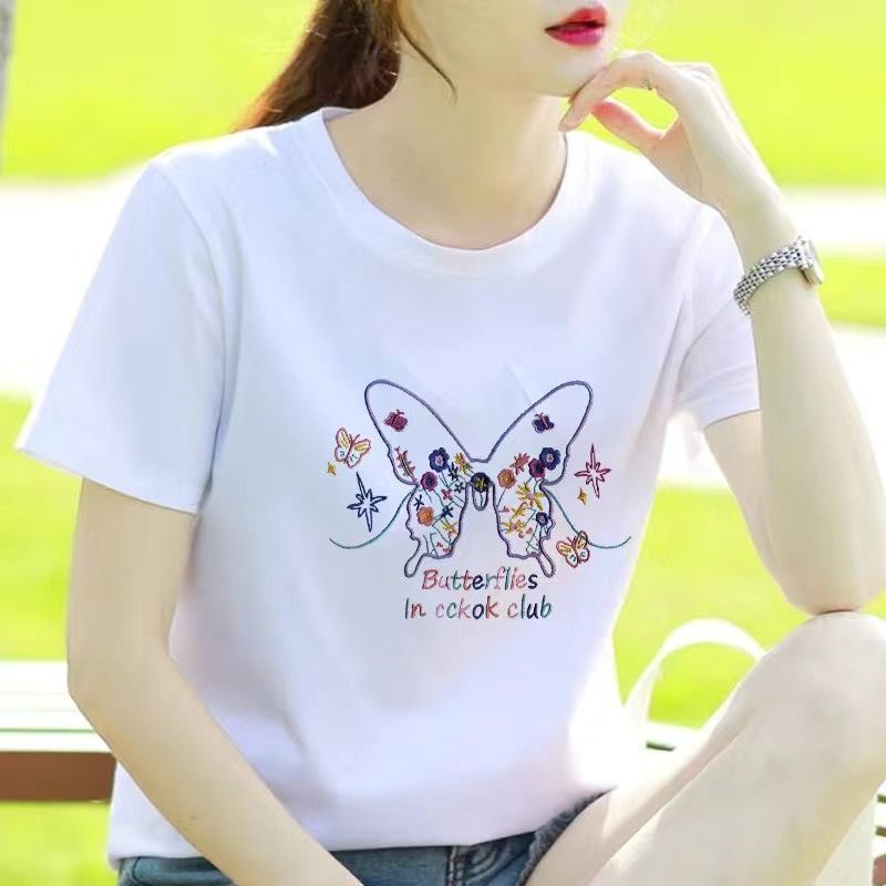 Fashionable Korean Style Women's Summer Short-Sleeved Top---42
